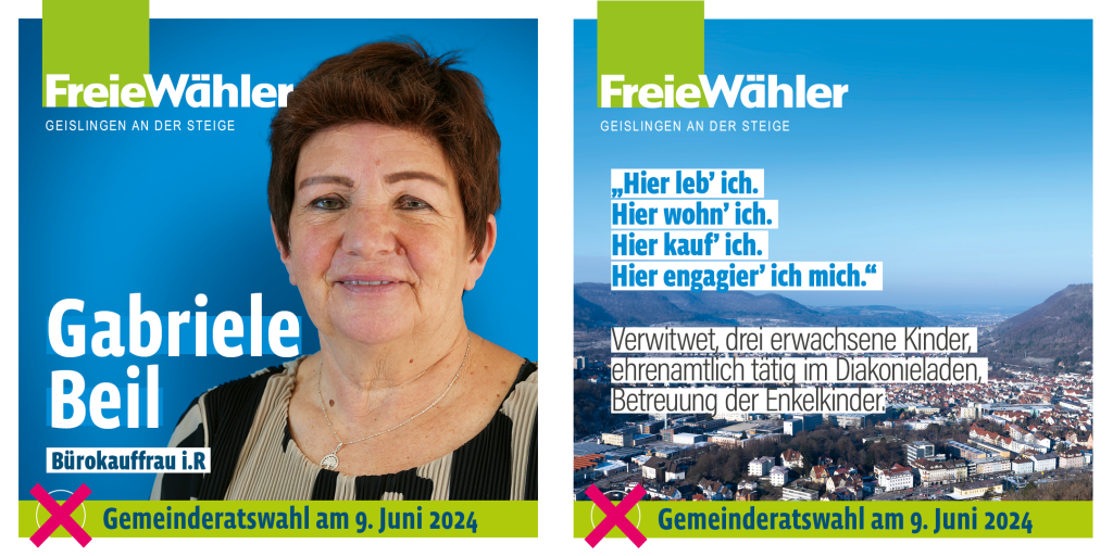 Gabriele Beil | Kandidatin der Freien Wähler Geislingen e.V. | Kommunalwahl 2024